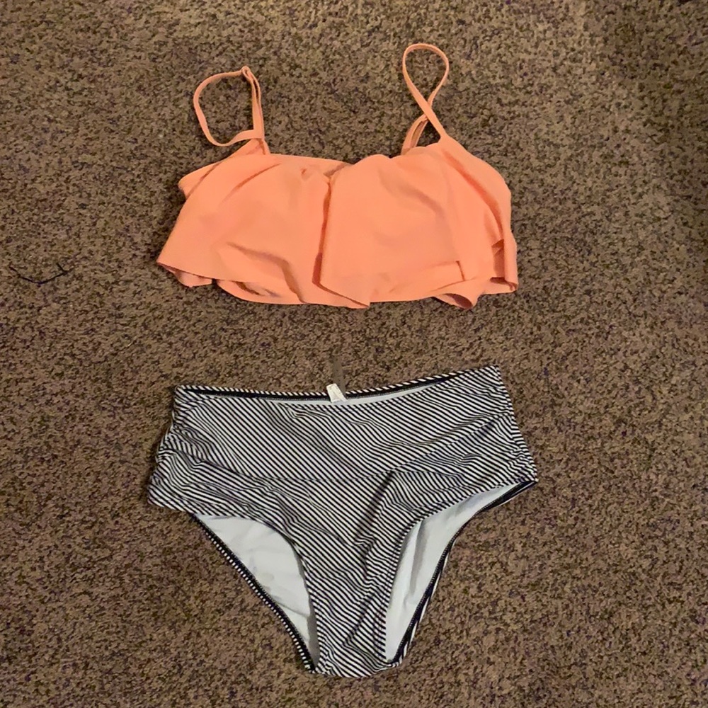CUPSHE high-waisted bikini